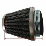PERFORMANCE 42mm HI FLOW CHROME POD AIR/FILTER UNIVERSAL CLEANER