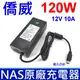 僑威 NAS 專用 120W 12V 10A 原廠 變壓器 充電器 電源線 充電線 PAC120F 伍豐 POS機 點餐機 Z21400E-A2 Synology 群暉 DS410 DS415+ DS916 DS918+ EDAC 翌勝 硬碟專用 QNAP Q-NAP 威聯通