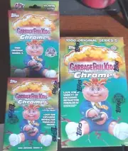 2022 GARBAGE PAIL KIDS CHROME 5 HOBBY BOX + BLASTER BOX + HANGER BOX, 3 BOXES!!