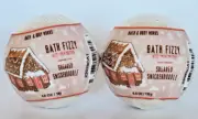 2 Bath & Body Works Sugared Snickerdoodle Bath Fizzy Bath Bomb New