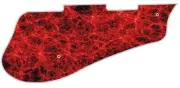 Pickguard Pick Guard 5120 Graphical Graphic Guitar Red Fibers
