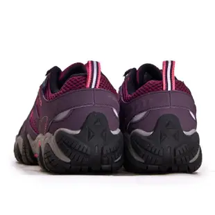 【LOTTO】女 專業多功能防水戶外踏青健行登山鞋 REX ULTRA系列(紫紅 3807)