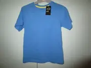 Boys Size 5 Pumpkin Patch V-NECK short sleeve tee NWT BLUE