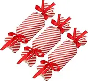 Feelava Christmas Candy Boxes 50 Pcs Christmas Treat Boxes Present Boxes DIY Party Favor Gift Boxes for Xmas Cupcake Sweets Dessert Cookie Kids Party Favor Bag Wedding Gifts Wrap Bag