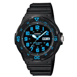 【CASIO 卡西歐】MRW-200H 時尚低調 星期日期 多色 運動 橡膠 手錶 腕錶(防水100米)