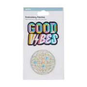 Embroidery Patches - Good Vibes and Disco