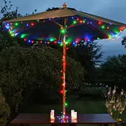 32m 300LED Solar String Lights Outdoor Festoon Party Garden Decor -Milticolor