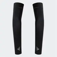 在飛比找ETMall東森購物網優惠-Adidas 袖套 防曬 止滑 單車 黑【運動世界】HY46