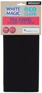 White Magic Eco Cloth Tea Towel Single Midnight