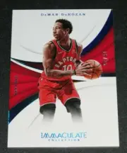 2017-18 Immaculate DeMAR DeROZAN #70 Blue Foil Variant/25 USC Raptors San SPURS