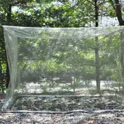 army green Extra Large size square Mosquito Fly Net Outdoor bug (4m/13ft)