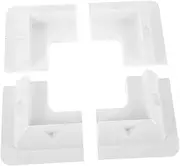CRILSTYLEO 4pcs Rv Solar Panel Mounting Bracket Kit Durable Plastic Brackets for Efficient Cooling Trailers Caravans and Yachts Versatile Solar Panel Mount System