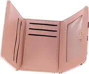 [BESTYASH] Cow Printing Wallet for Women Stylish Short Wallet with Multiple Card Slots Portable Storage Pouch for Shopping Travel School Work