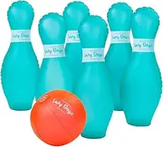 7 Pcs Lazy DayZ Inflatable Bowling Set