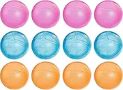 Super Soaker Nerf Hydro Balls Party 12-Pack, Reusable Water-Filled Balls