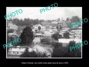 OLD 8x6 HISTORIC PHOTO OF CLUNES VICTORIA VIEW OF THE TOWN & MAIN STREET 1910