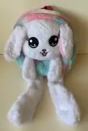Bunny Rainbow Plush Kids Backpack Bag Stuffed Animal Pop Up Ears