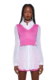 [Dolls Kill x Clueless] Highly Selective Layered Shirt