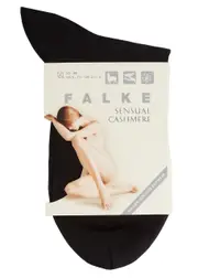 Falke Fine-knit Cotton-blend Socks - Black - 1 1