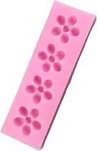 4 Grid Flower Shape Cake Mold Portable Non-Stick Romantic DIY Replacement Home Kitchen Fondant Ice-Cream Baking Mould