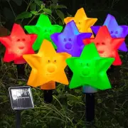 8pcs Solar Garden Outdoor Pathway Yard Lights Powered Star Modes Lscape