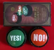 YES! NO! Talking Buzzer Desk Top Buttons 10 Different Sayings New