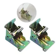 2 Pcs Self-locking Table Leg Hinge Furniture Folding Support Frame
