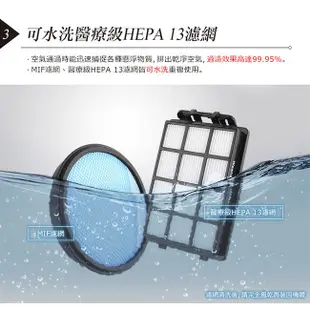 【Whirlpool惠而浦】550W多氣旋無集塵袋吸塵器 VCK4007 (福利品)