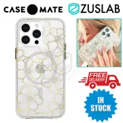 Case-Mate Floral Gems For Magsafe Case For Apple iPhone 15 / 16 / Pro / Pro Max