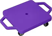Floor Scooter Board with Handles with Casters Coordination Play Equipment Square Sit Down Scooter for Gym Backyard Playground
