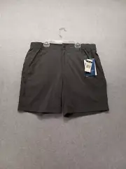 White Sierra Exercise Shorts Grey Cotton Outdoor Casual Men's Large NWT