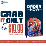 Marvel spider man 15" school bag for boy Perfect for School or Travel backpack