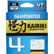 Shimano Kairiki 4 PE Braid Line Orange 300m 30lb 30lb
