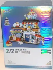 Childs Building Blocks MINI STREET SHOP Dollhouse 668 Pieces 6+