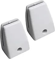 TEHAUX 2pcs Desk Partition Clamp Screen Partition Clamp Furniture Partition Clamp Glass Partition Clamp White