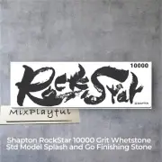 Shapton RockStar 10000 Grit Whetstone Std Model Splash and Go Finishing Stone