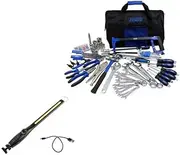 Kings Ultimate Bush Mechanic Tool Kit 150+ Pieces + Rechargeable LED Work Light