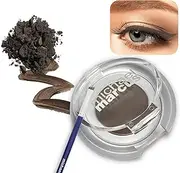 Michael Marcus Cake Eyeliner & Brush - 2 Piece Water Activated Dry Pressed Eyeliner & Professional Brush - Long-Lasting, Vibrant Color, Smudge Resistant - Cruelty Free Paraben Free (Espresso)