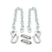 Safety Chains With Safety Latches And 1/4 Inch Quick Links (SC1-K)