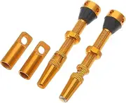 GANAZONO 4Pcs Heavy Duty Air for Tires Durable Valve Adapters CNC Technology Prevents Backflow Complete Tool for Easy Inflation Suitable for Mountain and Road Bikes
