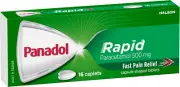 Panadol Rapid for Fast Pain Relief, Paracetamol, 500Mg, 16 Caplets