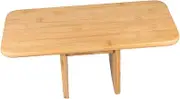 HEALEEP Ergonomic Yoga Bench Kneeling Meditation Stool in Bamboo Enhance Posture Focus Relaxation