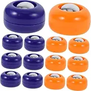 QUMIIRITY Mini Shuffleboard Game 20 Curling Balls Bowling Pins Portable Pp Material Set for Family Gatherings or Outdoor Activities