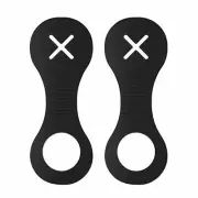 Thick Rubber Dog Leash Carrier & Stroller Dog Poop Bag Holders (2pk)