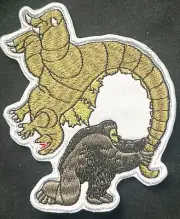 KING KONG vs GODZILLA figure embroidered patch monsters Toho movie new empire