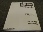 1997-2002 Yamaha M9.9ESHV M9.9MLH Outboard Service Manual 1998 1999 2000 2001