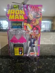 Marvel Iron Man Spider-Woman Action Figure Toy Biz 1994