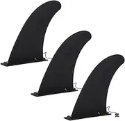 SUPVOX 3pcs Paddle Board Fin Snap Replacement Surf Board Clip Surfboard Paddleboarding Accessories Water Divider Water Separator Plastic Black