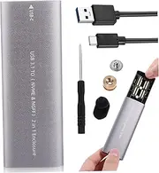 Aluminium Ssd Box External Storage Case for 3.1 Portable Hard Drive Enclosure for Laptops Desktops Routers Tvs