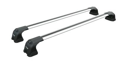 For Lucid Air 2020-UP Roof Rack Cross Bars Fix Point Alu Silver